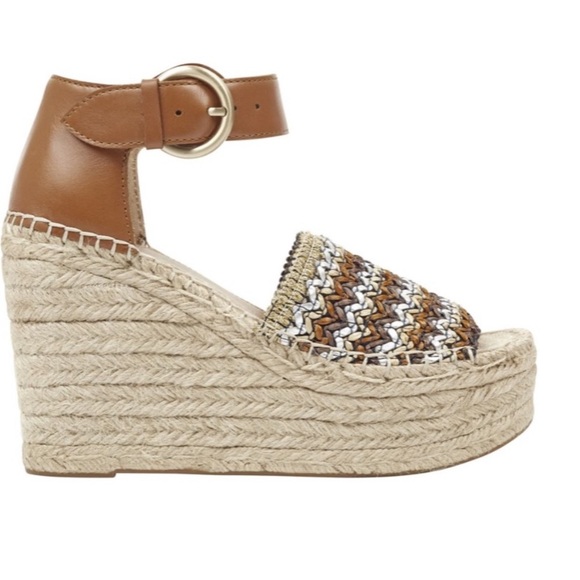 NEW MARC FISHER LTD Alida Espadrille Platform Wedge - Picture 3 of 5